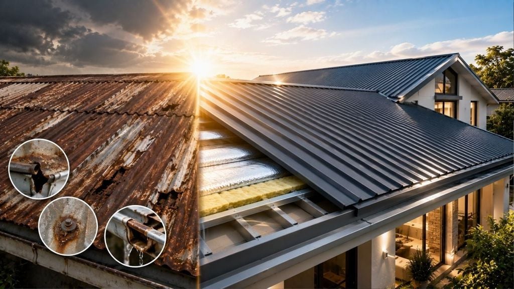 4 Dấu Hiệu Cho Thấy Mái Tôn Nhà Bạn Đã Đến Lúc Cần Thay Mới