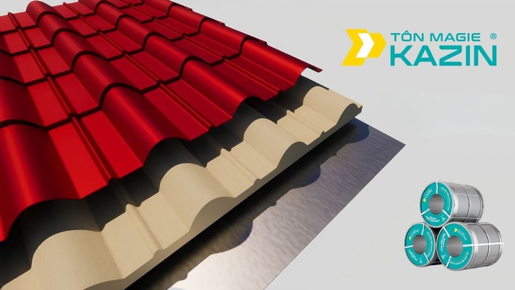 Tôn Magie KAZIN - Giải Pháp Tôn Mạ Màu Cao Cấp Của Poshaco Group