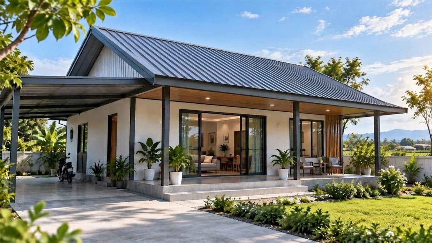 Nhà Cấp 4 Khung Sắt Mái Tôn: Cấu Tạo, Chi Phí Và Cách Thi Công