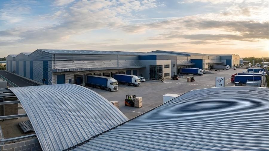 Giải Pháp Ứng Dụng Tôn Trong Công Trình Kho Bãi & Logistics