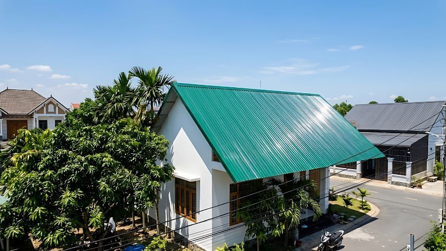 Mái tôn chống nóng: Giải pháp hiệu quả giảm nhiệt lên đến 8°C