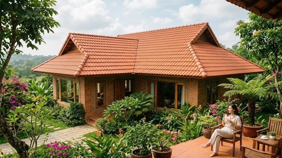 Tôn giả ngói: Giải pháp lợp mái đẹp như ngói, tiết kiệm đến 30%