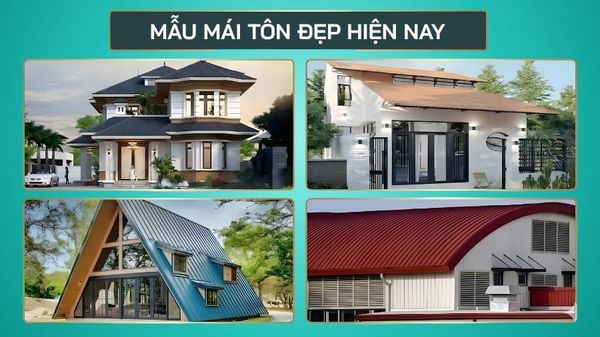 Top 15 mẫu mái tôn đẹp được ưa chuộng nhất hiện nay