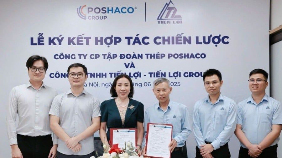 POSHACO GROUP VÀ TIẾN LỢI GROUP KÝ KẾT HỢP TÁC CHIẾN LƯỢC PHÂN PHỐI TÔN KAZAM TẠI THỊ TRƯỜNG TÂY NGUYÊN