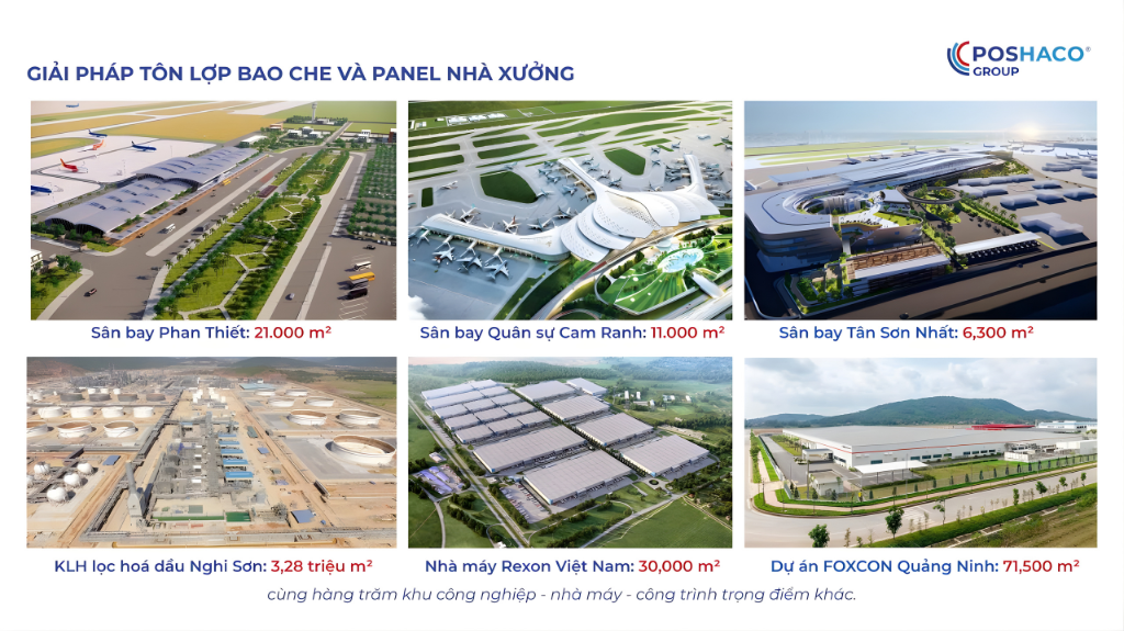 POSHACO – DẤU ẤN BỀN VỮNG TRÊN NHỮNG CÔNG TRÌNH QUY MÔ QUỐC GIA
