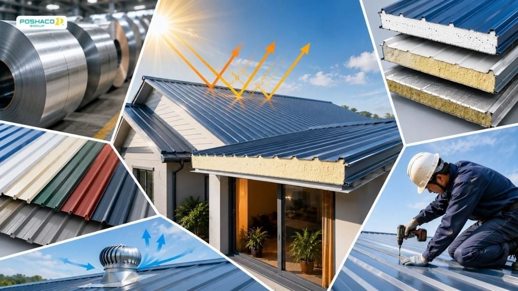 Những Yếu Tố Quyết Định Hiệu Quả Chống Nóng Của Mái Tôn