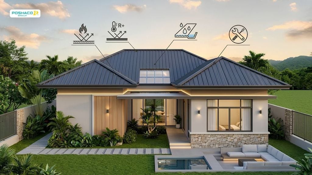 các mẫu mái tôn đẹp