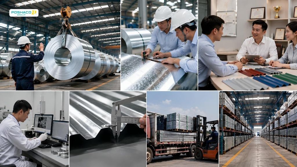tiêu chí chọn công ty cung cấp tôn uy tín