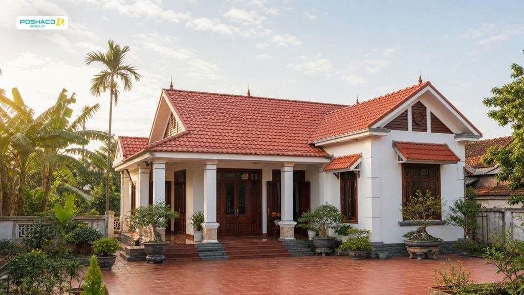 Tôn giả ngói màu đỏ ngói