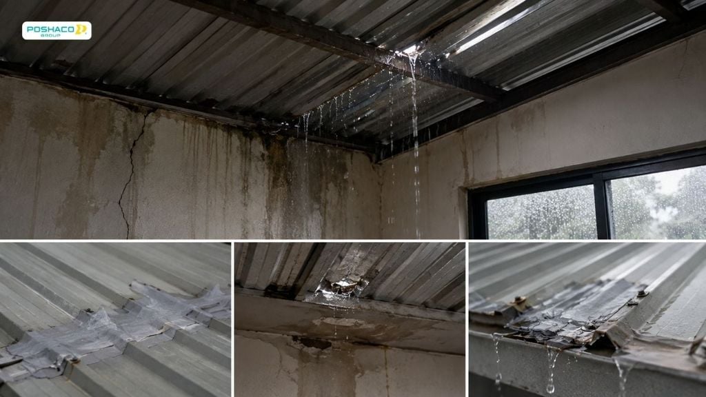 Thấm dột tái diễn dù đã sửa nhiều lần