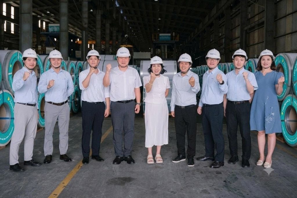 Đoàn tham quan nhà máy POSHACO, POSCO, POSCO VNPC