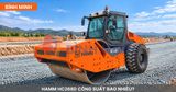 xe lu rung HAMM HC268D hoạt động trên công trường
