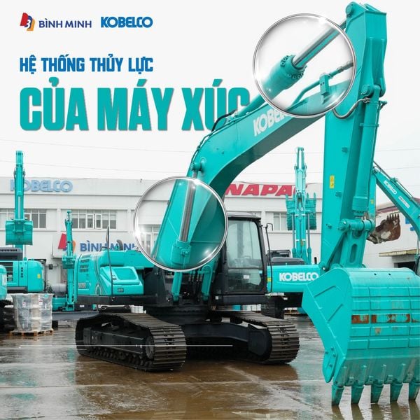 NGUYÊN LÝ VẬN HÀNH CỦA HỆ THỐNG THỦY LỰC MÁY XÚC ĐÀO KOBELCO