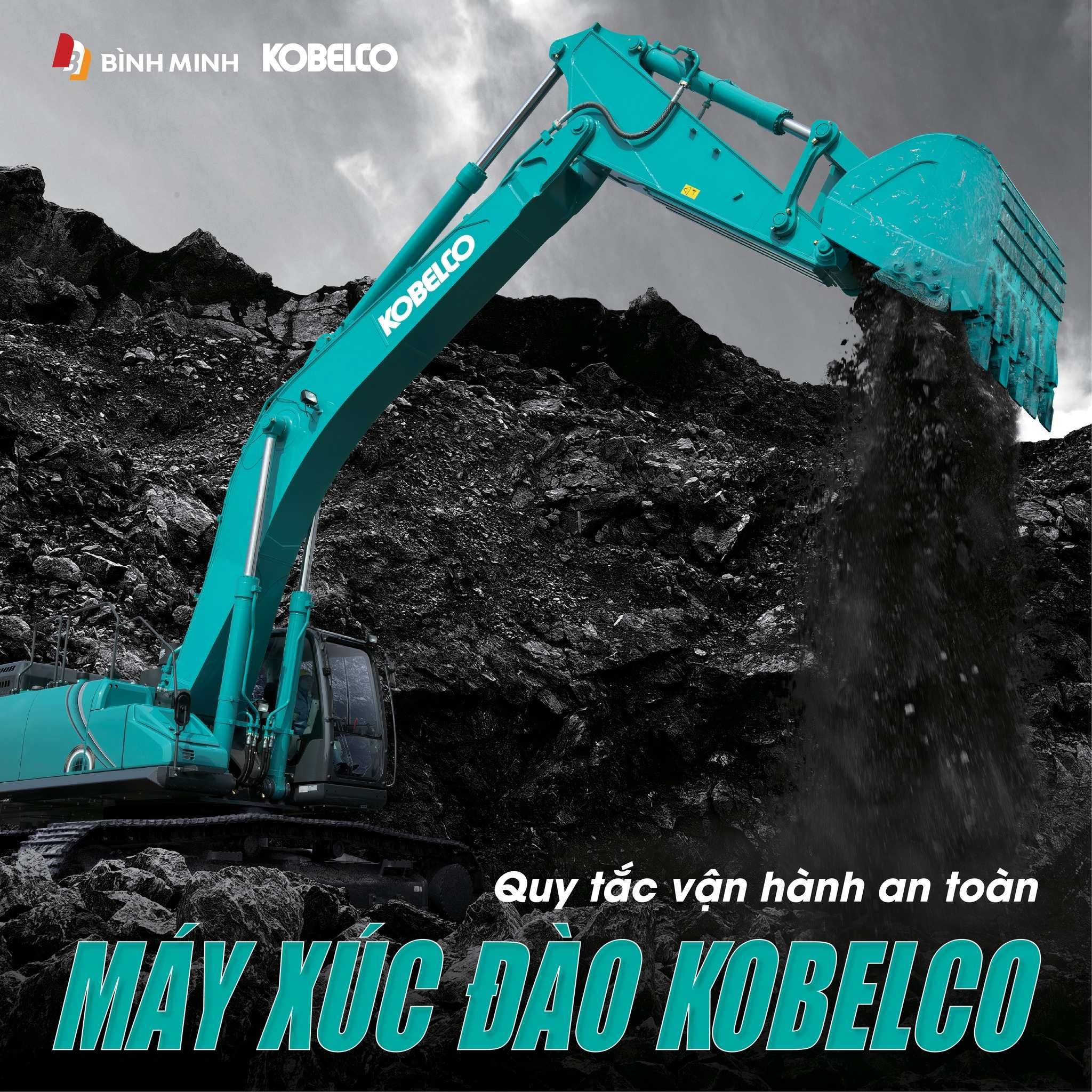 QUY TẮC VẬN HÀNH AN TOÀN MÁY XÚC ĐÀO KOBELCO