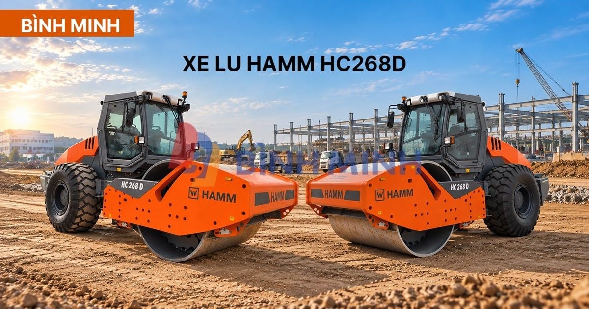 Xe lu rung HAMM HC268D 25-27 tấn