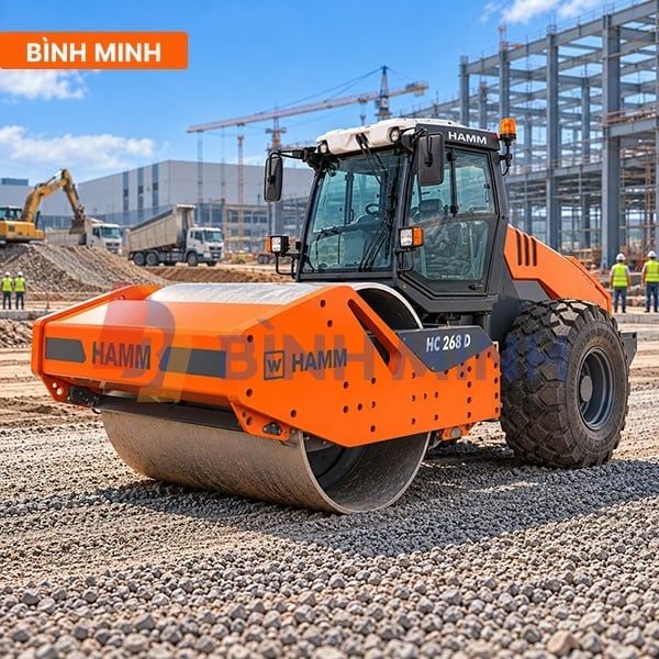 HAMM HC268D công suất bao nhiêu?