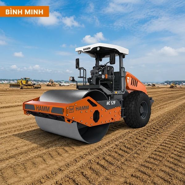Trang bị tiêu chuẩn và tùy chọn trên xe lu HAMM HC129