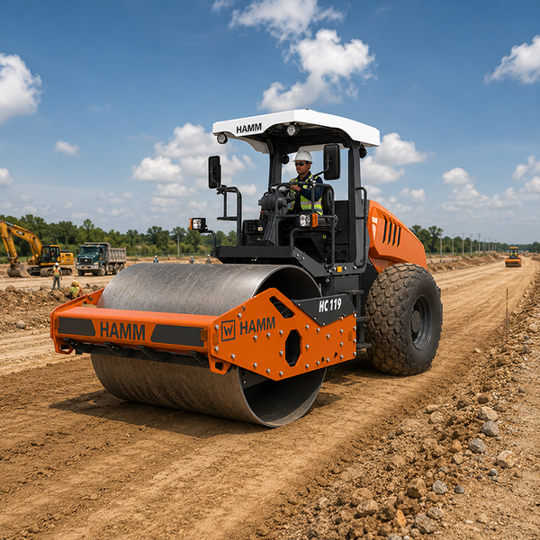 xe lu HAMM HC119 được trang bị nhiều công nghệ hiện đại