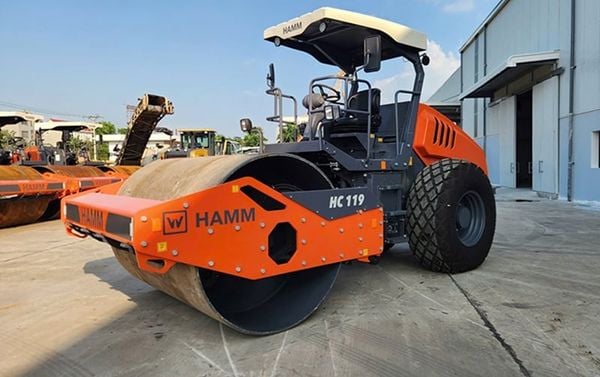 Tổng quan thiết kế về xe lu 1 bánh HAMM HC119