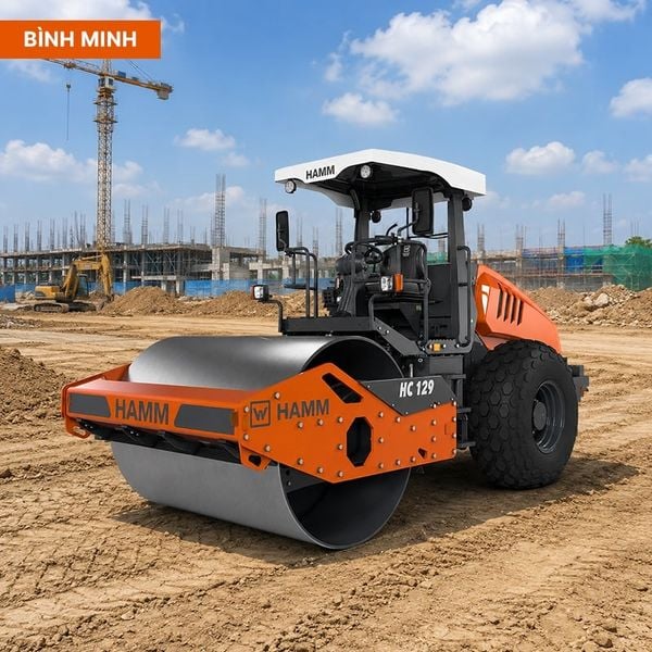 thông số cơ bản xe lu 1 bánh HAMM HC129