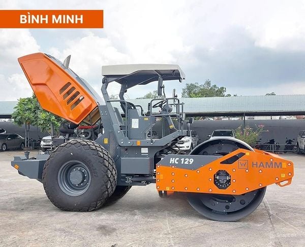 HAMM HC129 dùng cho nhiều công trình đầm nền đất