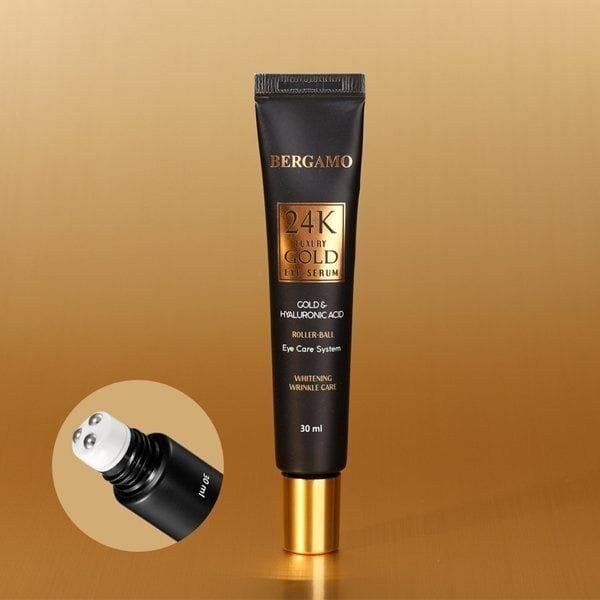 lăn dưỡng da quanh mắt Bergamo 24K Luxury Gold Eye Serum
