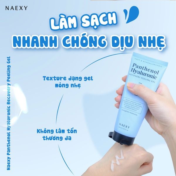 TẨY DA CHẾT B5 NAEXY PANTHENOL HYALURONIC RECOVERY PEELING GEL 3