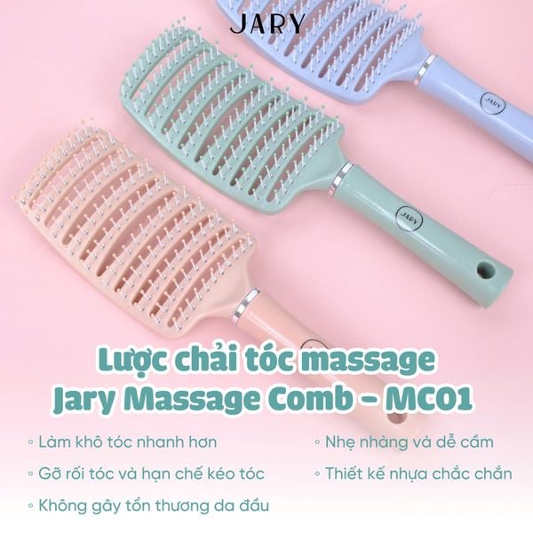LƯỢC CHẢI TÓC MASSAGE JARY MASSAGE COMB - MC01 1