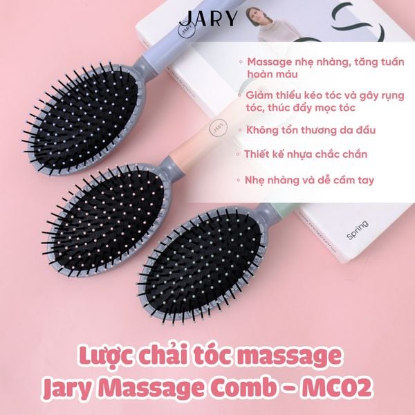 LƯỢC CHẢI TÓC MASSAGE JARY MASSAGE COMB - MC02 2