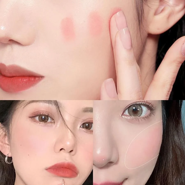 xác định vị trí đánh phấn má đúng cách