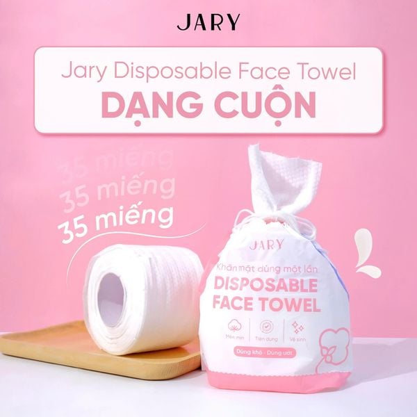 KHĂN MẶT DÙNG MỘT LẦN JARY DISPOSABLE FACE TOWEL - DẠNG CUỘN