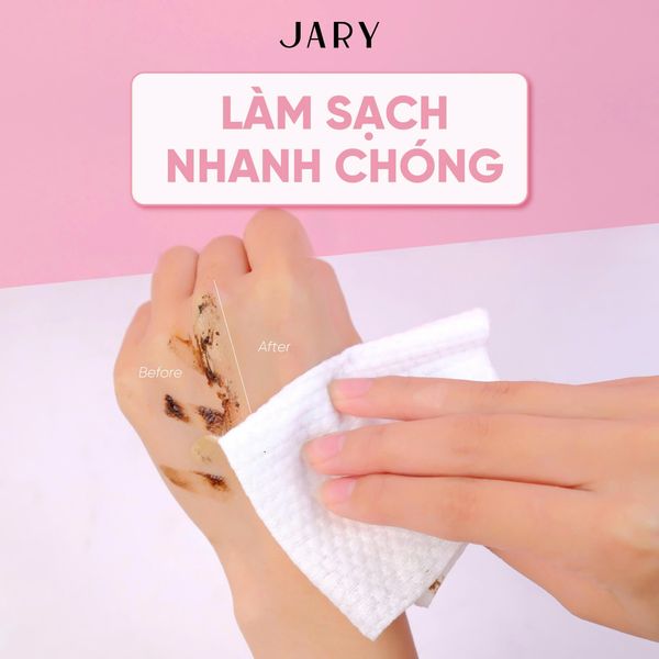KHĂN MẶT DÙNG MỘT LẦN JARY DISPOSABLE FACE TOWEL - DẠNG RÚT