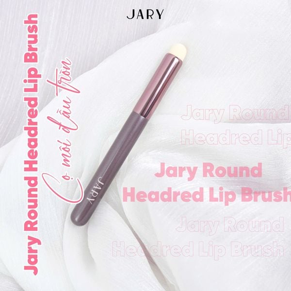CỌ TÁN MÔI ĐẦU TRÒN LÙN JARY ROUND HEADRED LIP BRUSH - CÓ TÚI