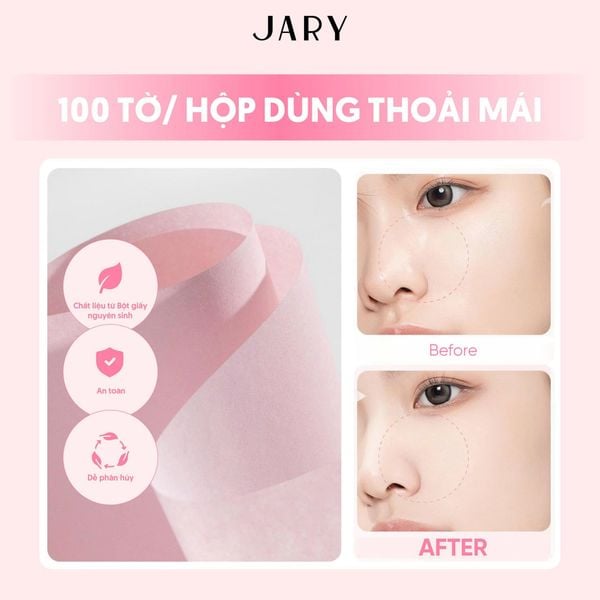 chi tiết sản phẩm giấy thấm dầu Jary