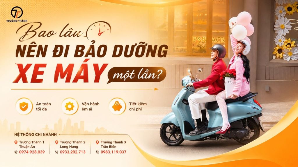 Bao lâu nên đi bảo dưỡng xe máy một lần? Bảo dưỡng xe máy ở đâu uy tín?
