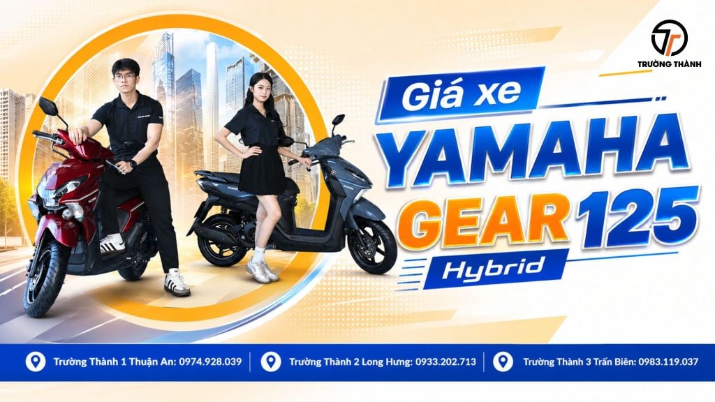 Cập nhật giá xe Yamaha Gear 125 Hybrid mới nhất 2026
