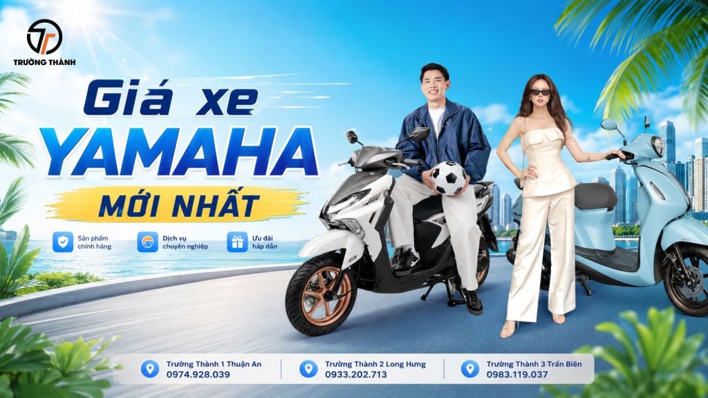 Cập nhật giá xe Yamaha mới nhất 2026