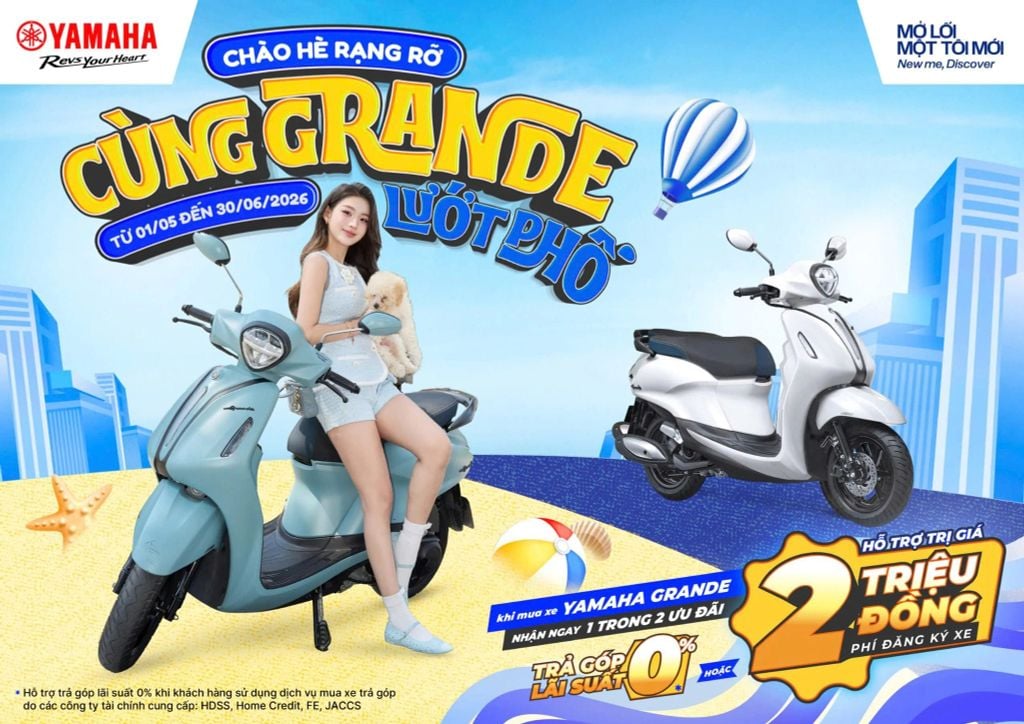 Chào hè rạng rỡ, cùng Grande lướt phố với Trường Thành Motor