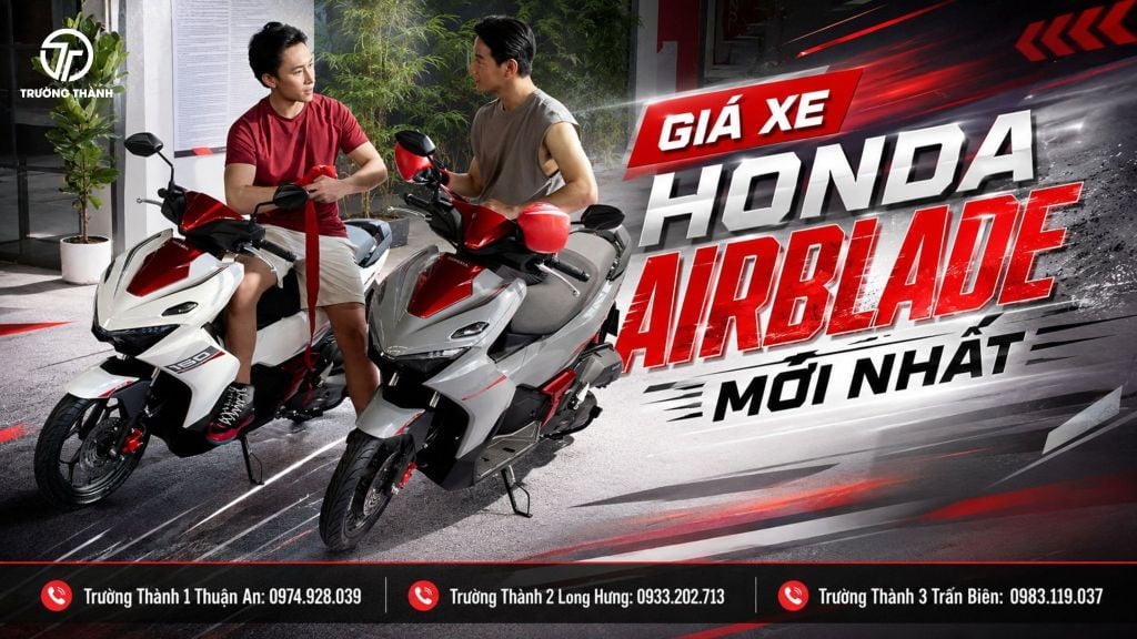 Cập nhật giá xe Honda Air Blade mới nhất Tháng 7.2026