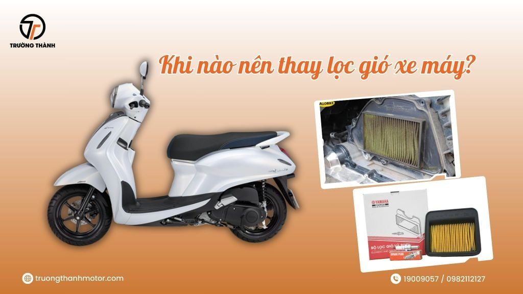Công dụng của lọc gió xe máy? Khi nào nên thay lọc gió xe máy?