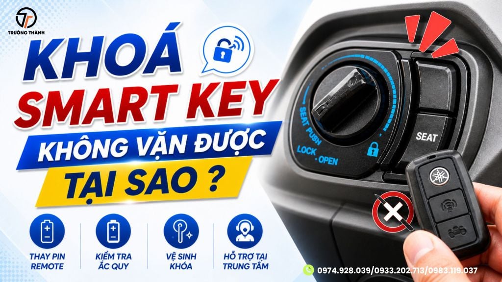 Khóa Smart Key không vặn được tại sao?