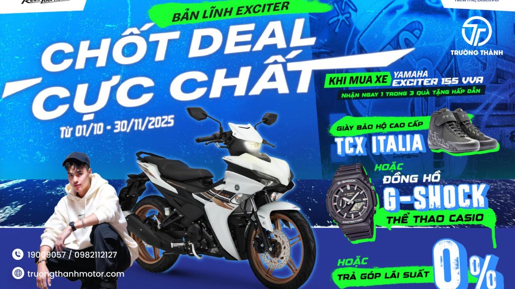 Chương trình khuyến mại Exciter Tháng 10