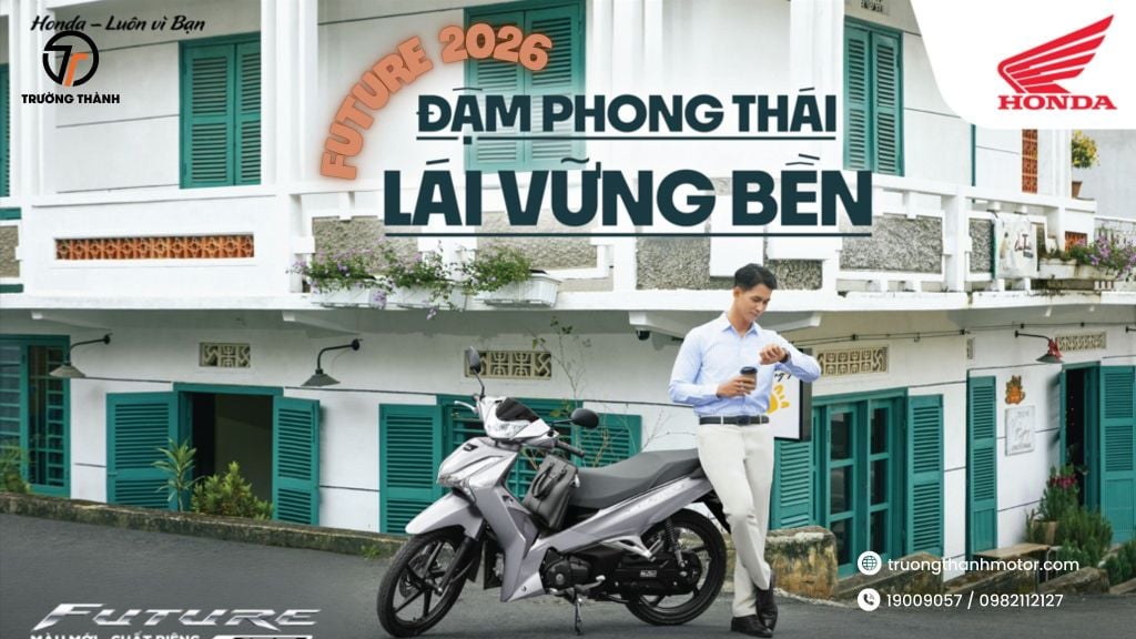 Honda cho ra mắt Future 2026 giá chỉ từ 30 triệu đồng