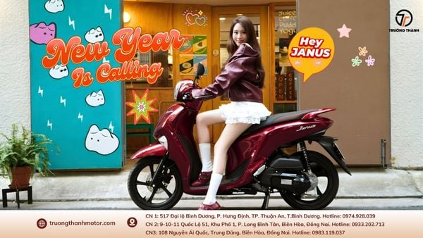 Giá xe Yamaha Janus 2026 mới ra mắt cực hời, thiết kế mới “slay” chuẩn gu Gen Z