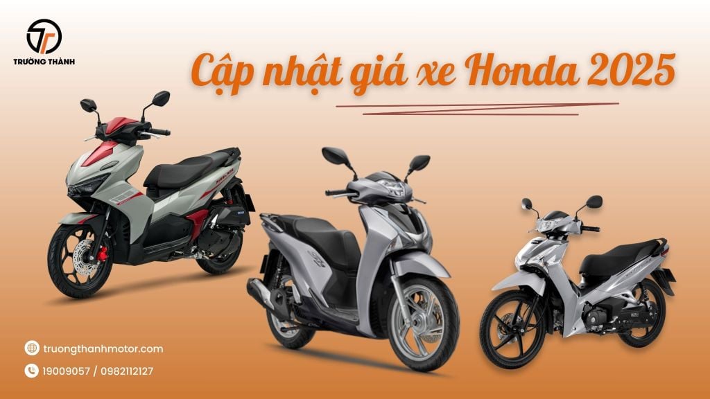 Bảng giá xe máy Honda cuối năm 2025