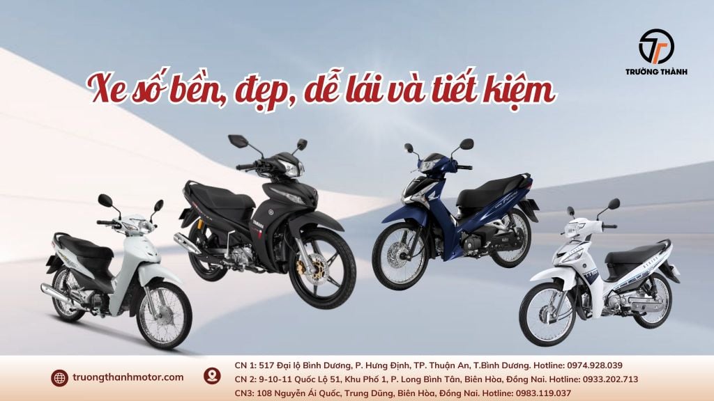 Top những dòng xe số bền, đẹp, dễ lái và tiết kiệm