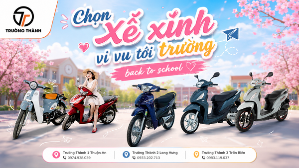 Top 5 dòng xe 50cc nên sắm ngay cho mùa tựu trường sắp tới