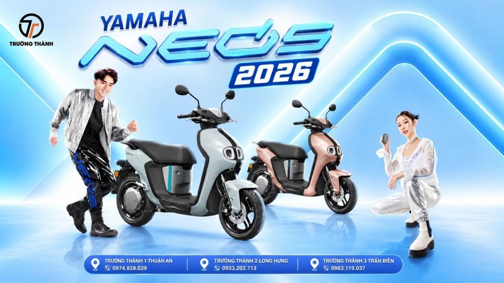 Xe máy điện Yamaha NEO's 2026 mới ra mắt giá cực hời