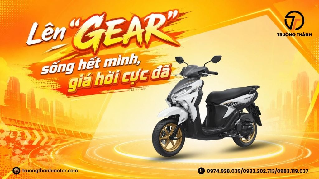 Yamaha Gear 125 Hybrid: Giá bán, Thông số và ưu đãi mới nhất