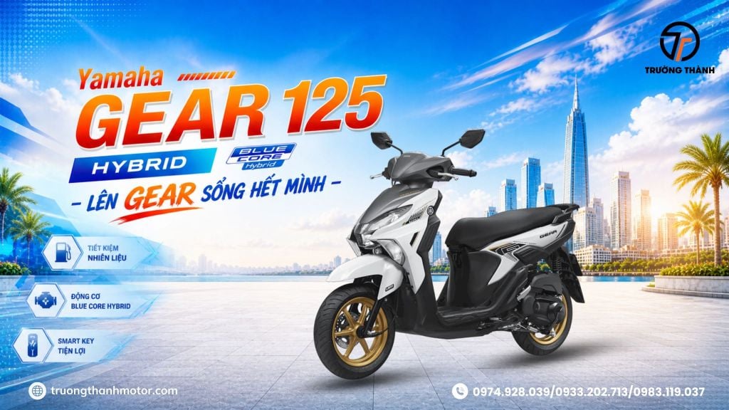 Có nên mua xe tay ga Yamaha Gear 125 Hybrid không? Cập nhật giá xe Gear 125 mới nhất 2026